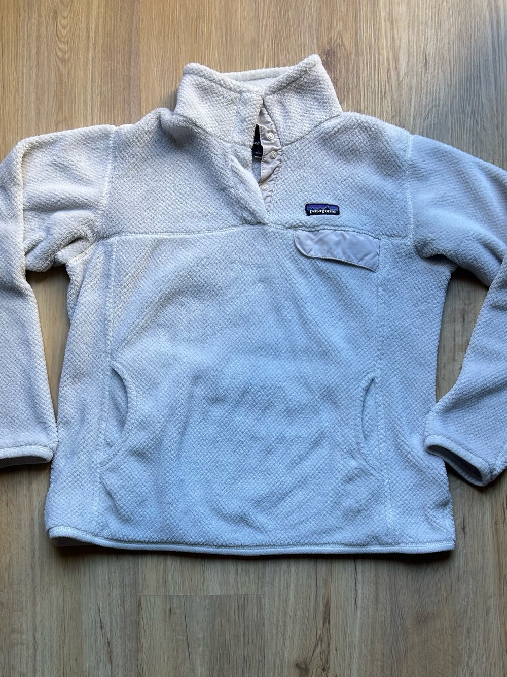 Patagonia Cream Retool Snap-T Fleece Pullover